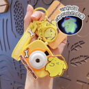 authentic sanrio cartoon beaded bracelet keychain, creative kuromi car & bag key chain doll pendant