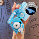 authentic sanrio cartoon beaded bracelet keychain, creative kuromi car & bag key chain doll pendant