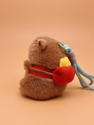 Scraggly Dog Plush Cartoon Bag Charm & Keychain