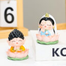 happy little immortal cute handmade ornament, cartoon creative 2025 new resin craft, desktop decoration gift