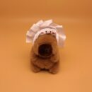 scraggly dog plush cartoon bag charm & keychain