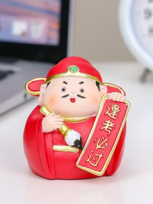 Happy Little Immortal Cute Handmade Ornament, Cartoon Creative 2025 New Resin Craft, Desktop Decoration Gift