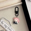black kt cat keychain small pendant backpack bag decoration graduation gift for the whole class keychain