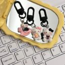 black kt cat keychain small pendant backpack bag decoration graduation gift for the whole class keychain