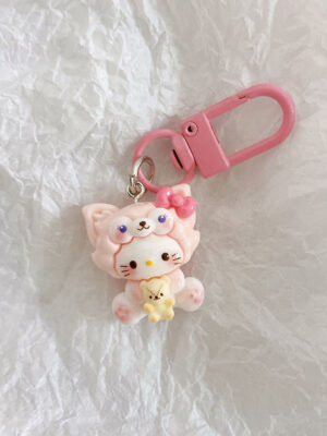 Cute Sanrio Keychain for School Bag, Backpack, Small Decoration, Gift for Best Friend, Keychain