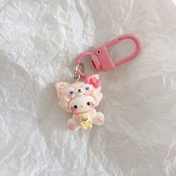 cute sanrio keychain for school bag, backpack, small decoration, gift for best friend, keychain