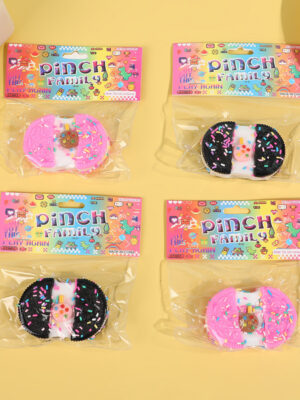 Simulated Food Toy Squeeze Fun Ultra-Soft Donut Cat Paw Stress Relief Toy