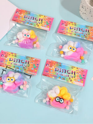 Simulated Food Toy Squeeze Fun Ultra-Soft Donut Cat Paw Stress Relief Toy