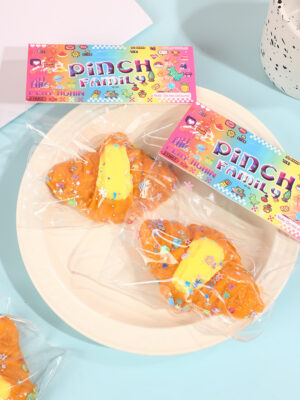 Simulated Food Toy Squeeze Fun Ultra-Soft Donut Cat Paw Stress Relief Toy