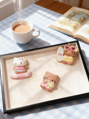 Bikini Dark-skinned KT - Cheese Clay Texture, Food-grade Silicone Squishy, 60g