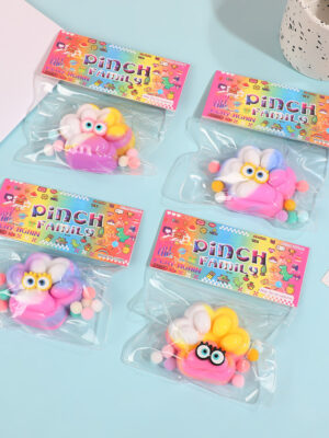 Simulated Food Toy Squeeze Fun Ultra-Soft Donut Cat Paw Stress Relief Toy