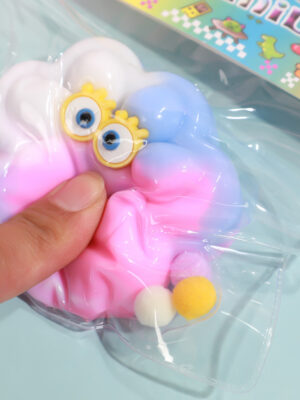 Simulated Food Toy Squeeze Fun Ultra-Soft Donut Cat Paw Stress Relief Toy